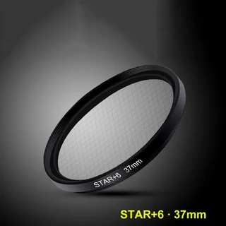Lightdow 6 Line Star เลนส ์ กรองสําหรับเลนส ์ กล ้ อง 49/52/55/58/62/67/72/77mm