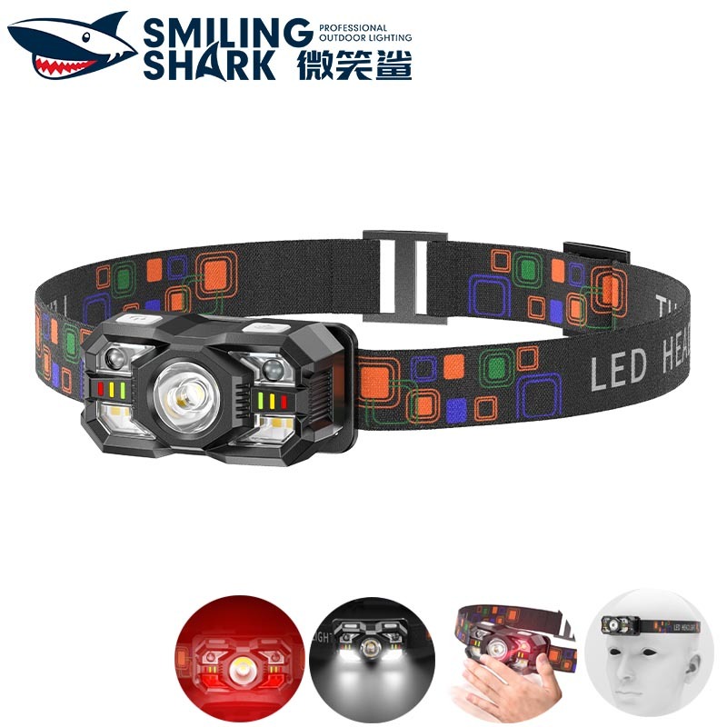 Smilingshark TD0168 ไฟฉายคาดหัว LED ไฟหน้า ไฟฉายสวมศีรษะ 5 โหมด เซนเซอร์ ขนาดเล็ก น้ําหนักเบา กันน้ํา ชาร์จได้ สําหรับตกปลา ตั้งแคมป์ ปีนเขา

<p>“><center></p>
<h4></h4>
<p><p><font color=