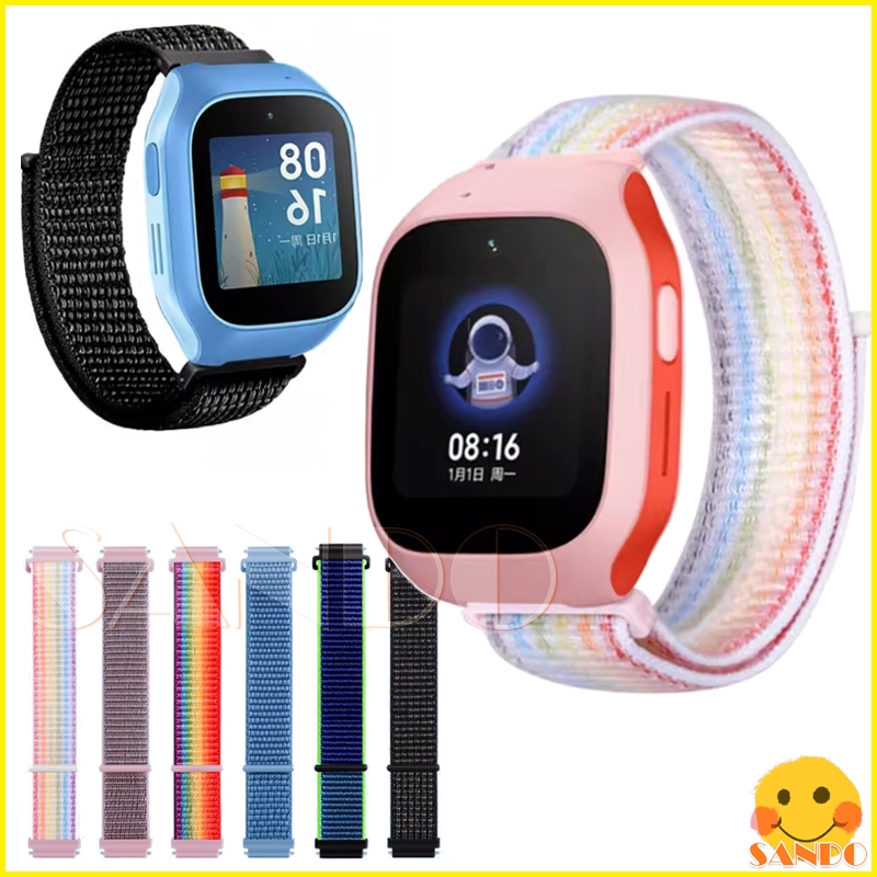 สาย Xiaomi Smart Kids Watch สายไนลอนสายรุ ้สายไนลอน Xiaomi Smart Kids Watch อมือสายรัดอุปกรณ ์ เสริม Xiaomi Smart Kids Watch สายนาฬิกาเด็ก