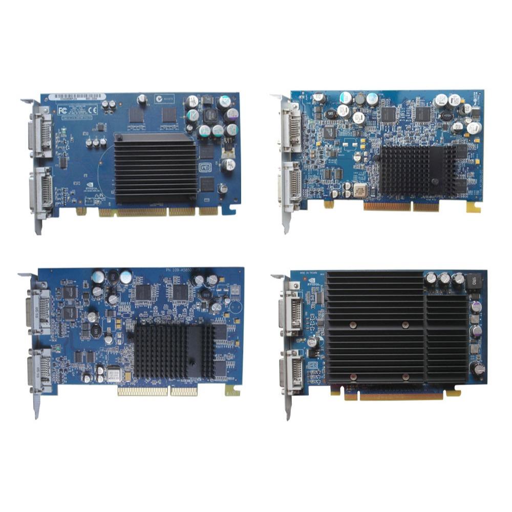 9600 Pro 64M 603-3252 630-4695;FX 5200 64M 603-3254 661-2921;9650 256M 109-A58503-00C 630-6991;6600L