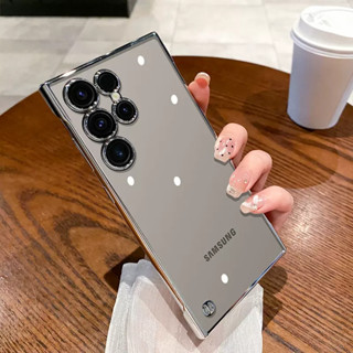 เคสโทรศัพท์มือถือแบบใส บางมาก กันกระแทก กันรอยเลนส์กล้อง หรู…