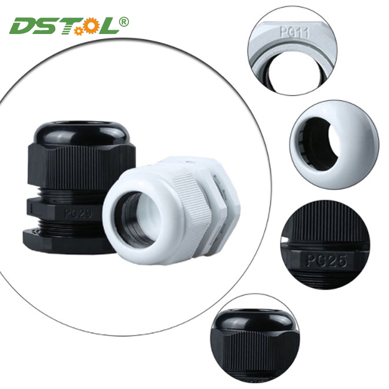 1/2/5/10 ชิ้นสายกันน้ํา Gland สายรายการ IP68 PG7 สําหรับ 3-6.5 มม.PG9 PG11 PG13.5 PG16 PG19 ~ PG48 ส