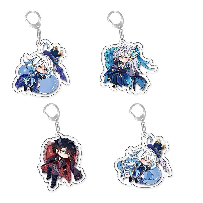 Genshin พวงกุญแจ จี้อะคริลิค furina ayato lying