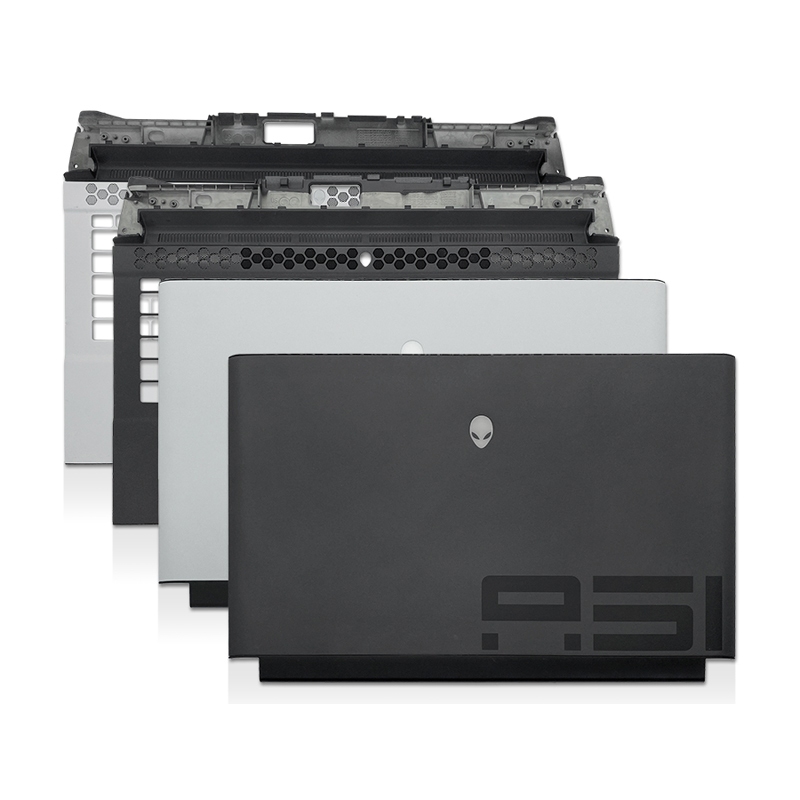 ใหม่สําหรับ DELL Alienware Area 51M R1 R2 ฝาครอบด้านบน/LCD/ฝาหลัง, ฝาข้าง A/B/C/D, ฝาด้านล่าง/ฝาข้างด้านล่าง, รองรับบอร์ดที่ระบุ
