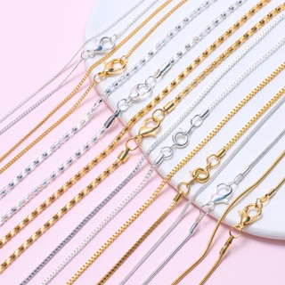 1 ชิ้น สร้อยคอ แผ่นไหปลาร้า โซ่บาง เรียบง่าย โซ่เปลือย ผู้หญ…