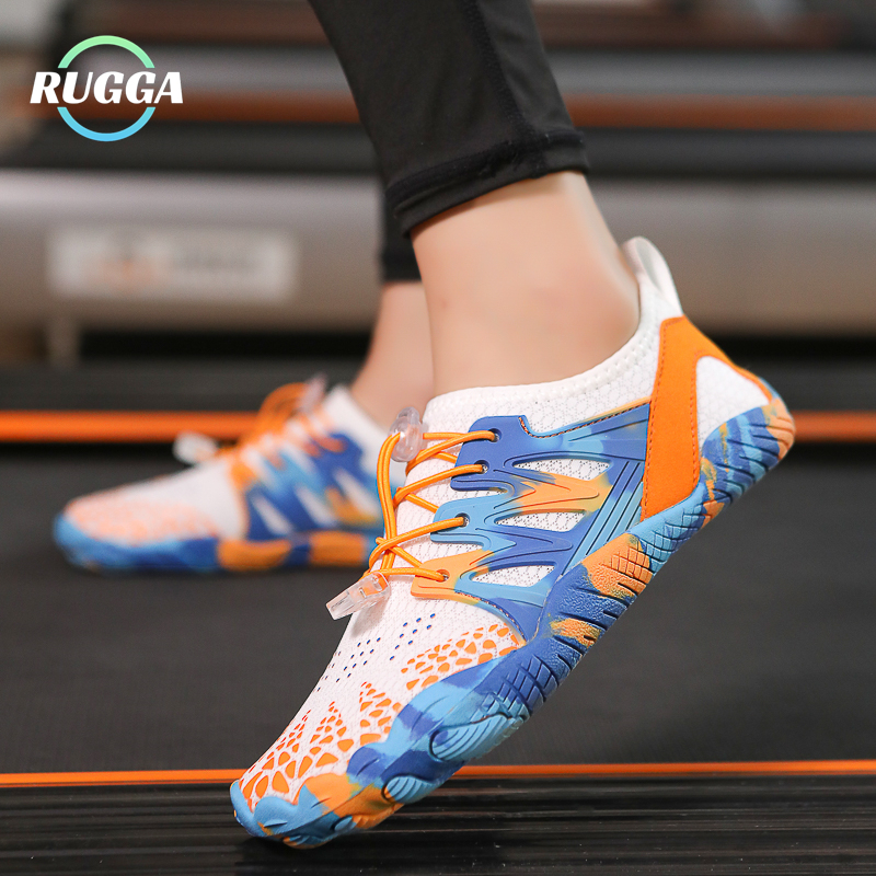 RUGGA คุณภาพสูง Aqua รองเท้าสําหรับผู้ชายผู้หญิงกันน้ําแห้งเร็ว barefoot รองเท้าชายหาด Unisex สําหรั