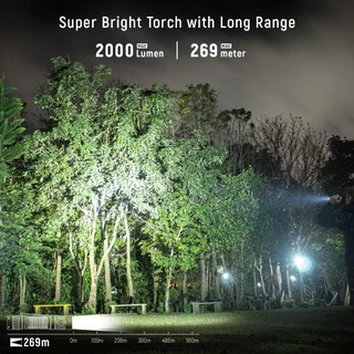 SOFIRN SP31V3.0 อัพเกรดไฟฉายยุทธวิธีกลางแจ้ง Super Bright 2000 ลูเมน SST40 LED ชาร์จบ้านฉุกเฉิน Camping เดินป่ากันน้ํา