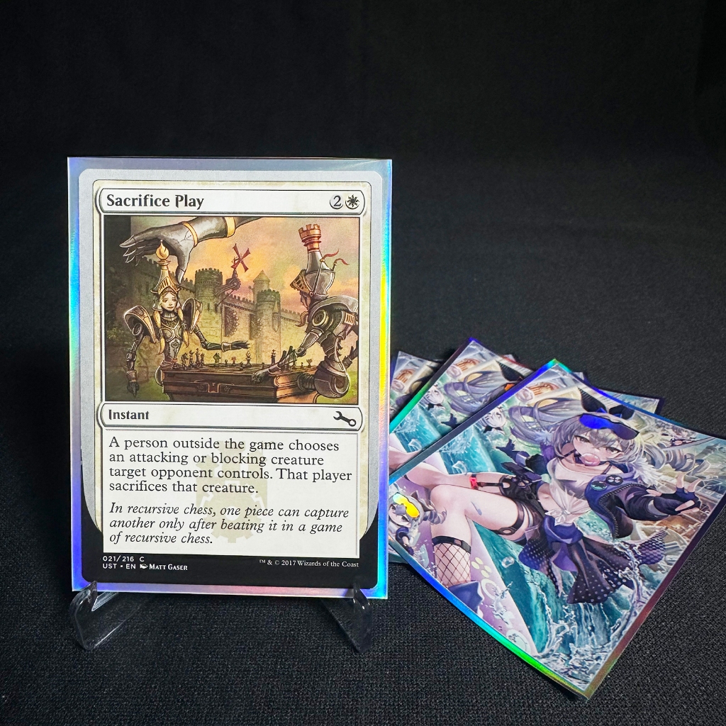 60pcs Holographic อะนิเมะการ์ดสําหรับ MTG 6792 มม.โหลดด้านบนเกมกระดานด้านในการ์ด Protector ใช้งานร่วมกับ TCG/PTCG/PKM