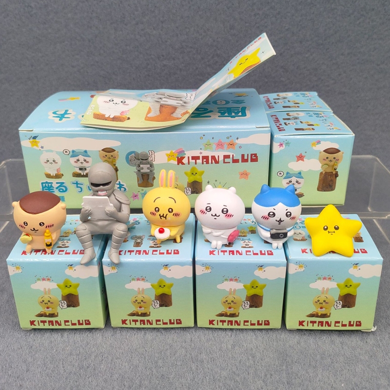 6 ชิ ้ น/ชุด 2-3 ซม. Kawaii น ่ ารัก Chiikawa อะนิเมะรูป Hachiware Usagi little Star หมีกระต ่ ายรุ ่ น Q PVC ตัวเลขการกระทําตุ ๊ กตาของเล ่ นของขวัญ
