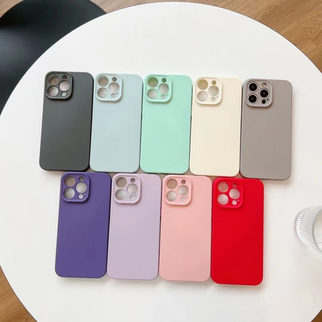 For เคสไอโฟน 15 Pro Max [Skin Friendly] เคส Phone Case For iPhone 14 Pro Max 13 12 11 X XS Max XR For เคสไอโฟน11 Ins Korean Style Retro Classic Couple Shockproof Protective TPU Cover Shell