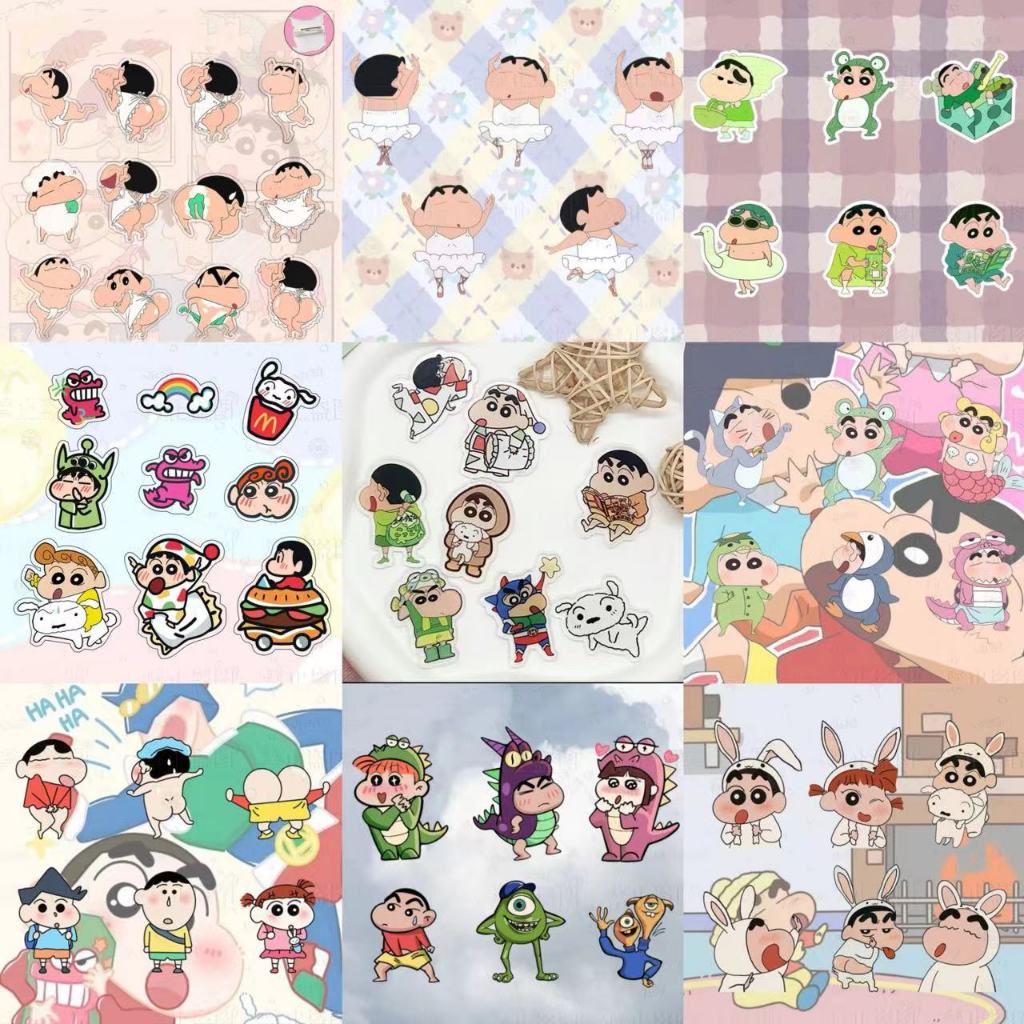 [100 แบบ ชินจัง] จี้เข็มกลัดอะคริลิค ลายการ์ตูนอนิเมะ