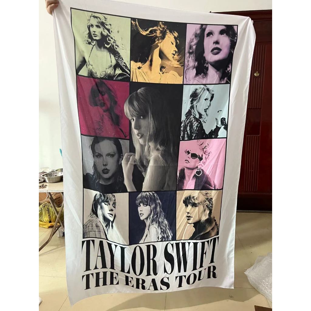 Taylor Swift พรมโพลีเอสเตอร์ ลายพีช สําหรับแขวนตกแต่งผนังห้องนอน