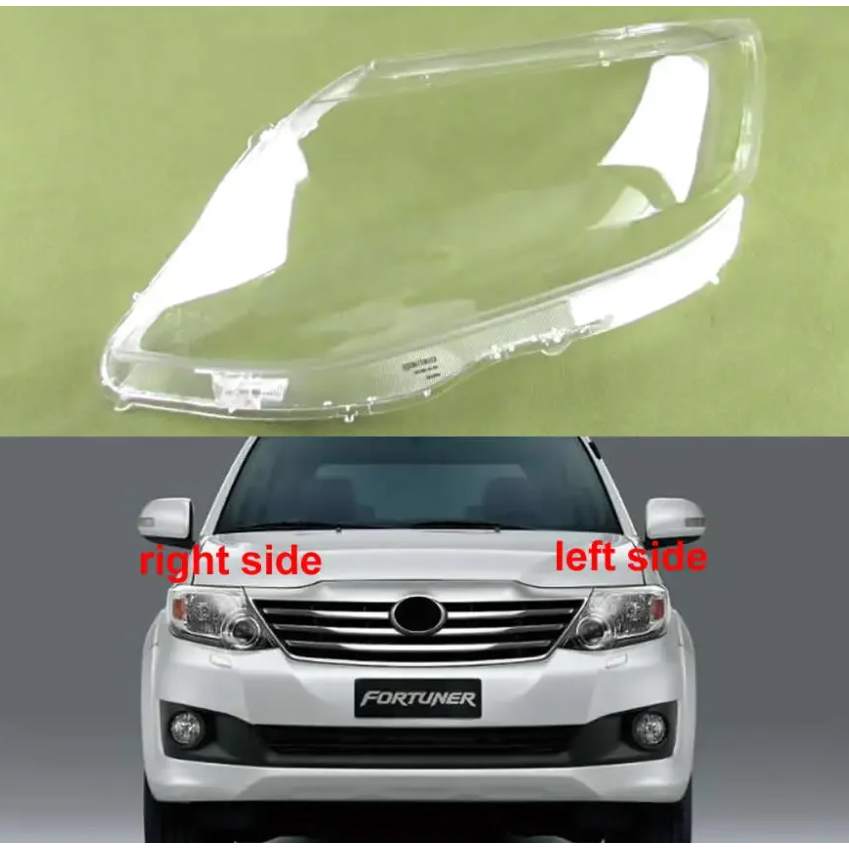 ฝาครอบไฟหน้ารถยนต์ แบบเปลี่ยน สําหรับ Toyota Fortuner 2012 2013 2014 2015
