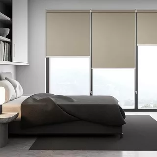 ATLAS HOME LIVINGS ม่านม้วน ม่านบังแดด มีฉนวนกันความร้อน สําหรับห้องน้ํา ห้องครัว ออฟฟิศ กันแสง100%