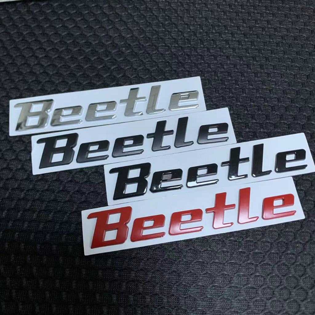 สติกเกอร์โลหะ ลายด้วง 3D สําหรับติดตกแต่งด้านข้างรถยนต์ VW Beetle Rline TDI TSI 1998 -2015 2016 2017
