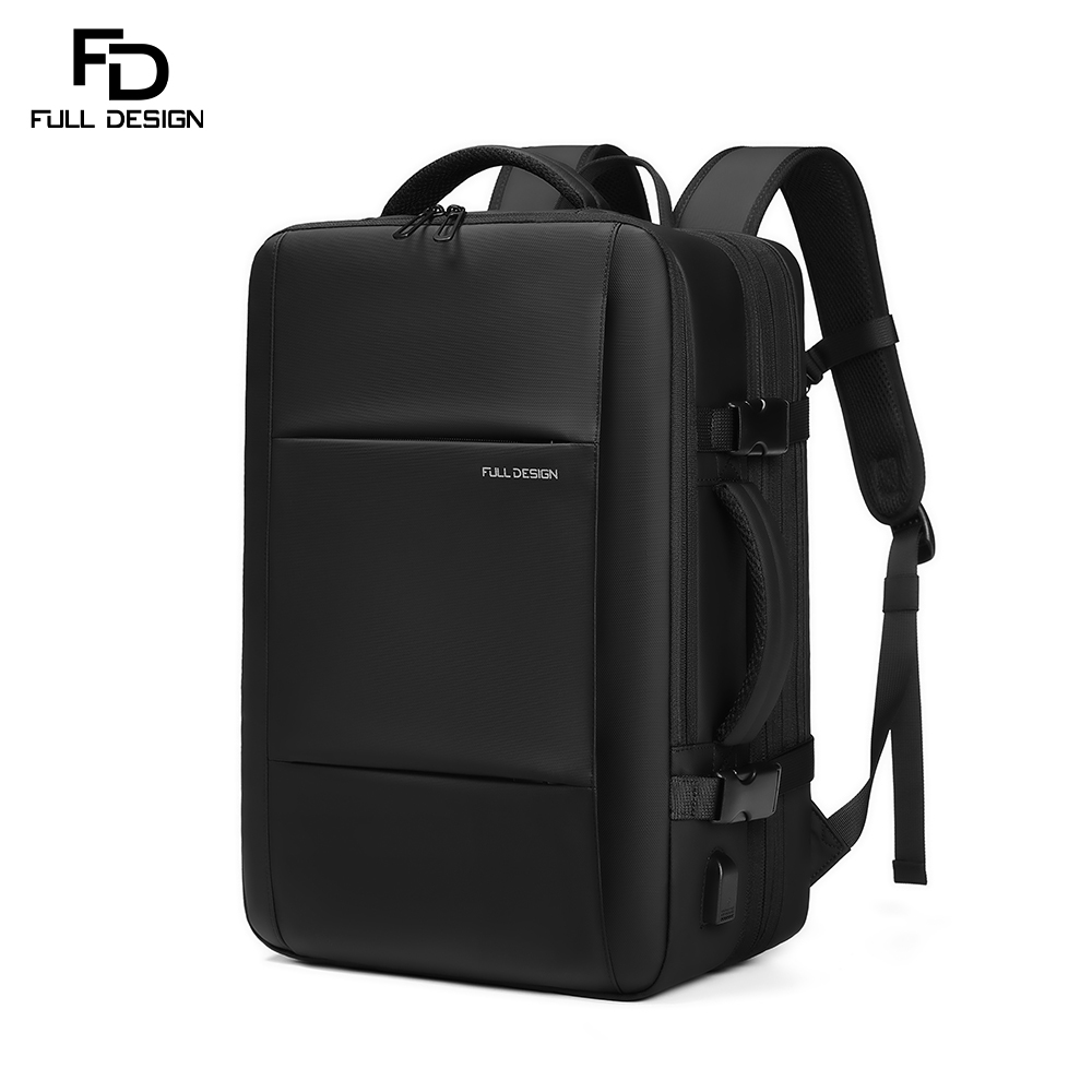 FULL DESIGN 45L ขยายความจุขนาดใหญ่เดินทางกระเป๋าเป้สะพายหลังกันน้ำ 17 "แล็ปท็อปกระเป๋าเป้สะพายหลังเดินทาง FAA เที่ยวบินได้รับการอนุมัติกระเป๋าวันหยุดสุดสัปดาห์