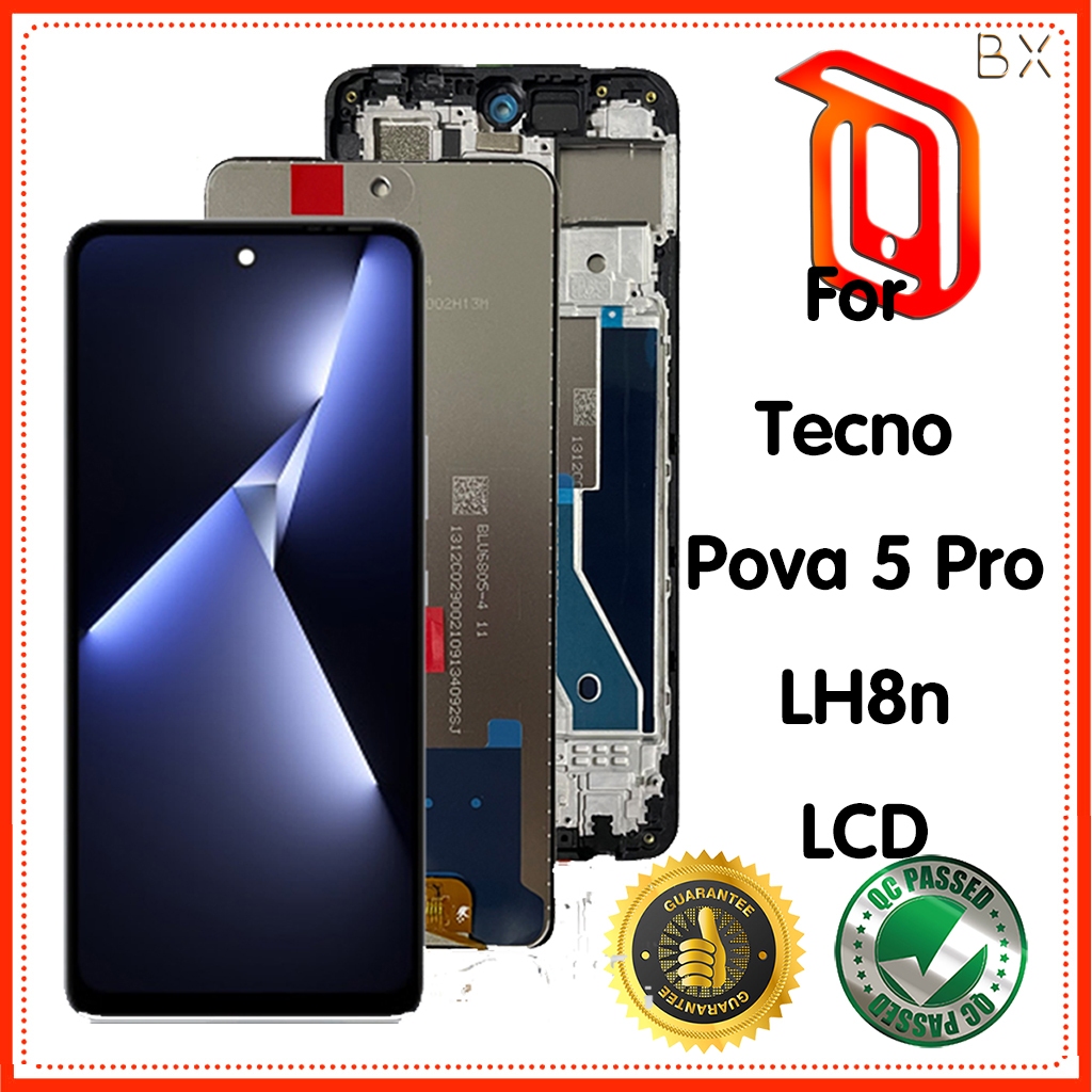 6.78 "นิ้วสําหรับ Tecno Pova 5 Pro 5Pro LH8n LCD Pova5 Pro จอแสดงผลหน้าจอสัมผัส Digitizer Assembly เ