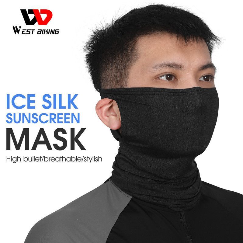WEST BIKING หน้ากากขี่จักรยาน UV 400 แบบเต็มหน้า ระบายอากาศ สําหรับรถจักรยานยนต์