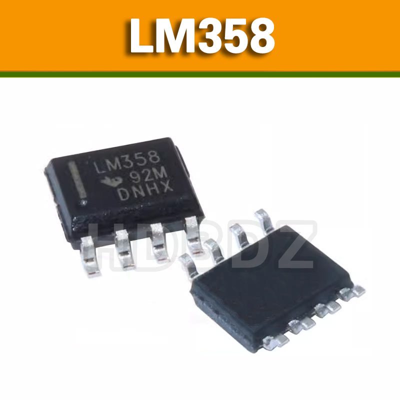 50PCS LM358DR  LM358 SOP8 IC SMD ชิปเครื่องขยายเสียงการดําเนินงานพลังงานต่ํา
