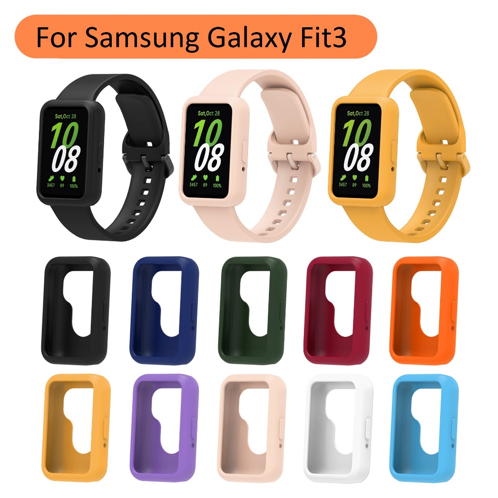 เคส samsung fit3 Case เคสนาฬิกาข้อมือ ซิลิโคนนิ่ม TPU สําหรับ samsung fit3 เคส Silicone Soft TPU Protective Bumper Shell samsung fit 3 Cover For Samsung fit3 Case Accessories