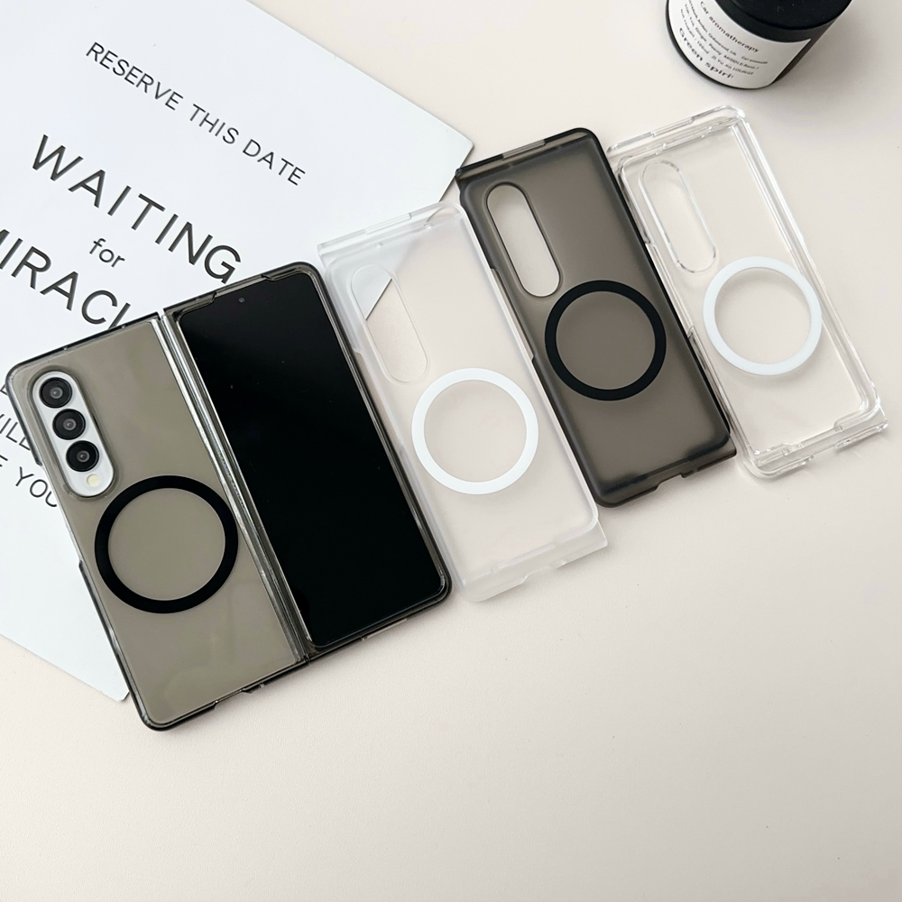 Ultra Thin Slim Matte Cover สําหรับ Samsung Galaxy Z FOLD 3 4 5 6 7 8 Ultra กรณีกันกระแทกแฟชั่นฝาครอบป้องกัน (รองรับชาร์จไร้สาย)