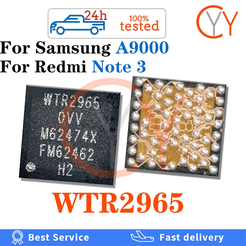 ชิปเซ็ต วงจรรวม WTR2965 WTR2965-0VV สําหรับ Samsung A9000 Wtr 2965 Vivo Redmi NOTE3 IF 10 ชิ้น 50 ชิ