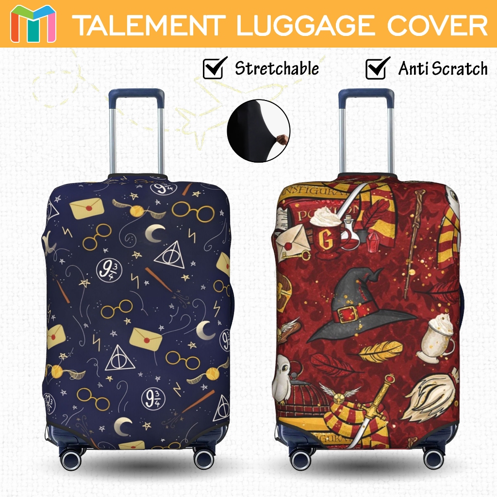 ผ้าคลุมกระเป๋าเดินทาง ผ้าสแปนเด็กซ์ แบบยืดหยุ่น ยืดหยุ่น Harry P Luggage Cover 18 20 22 24 26 28 30 32 นิ้ว