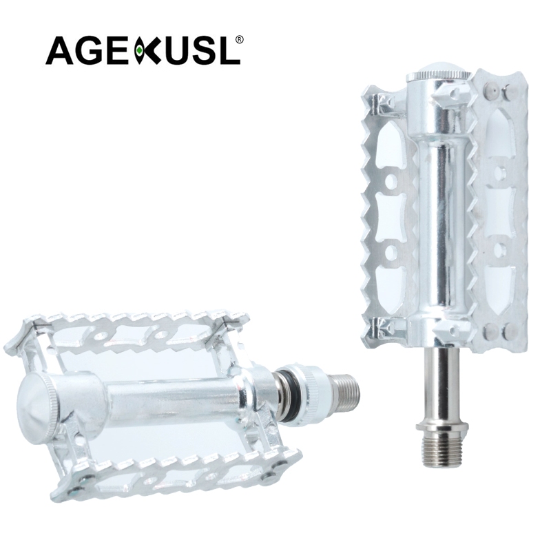 Agekusl บันไดจักรยาน CNC แกนปลดเร็ว แบริ่ง 3 แกน สไตล์เรโทร สําหรับจักรยานพับได้ Brompton Bridy REACH