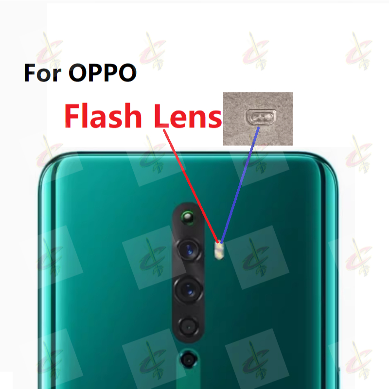 ฝาครอบเลนส์แฟลช สําหรับ OPPO Reno 2 3 4 5 6 Pro Z F A91 A94 (เฉพาะ 1)