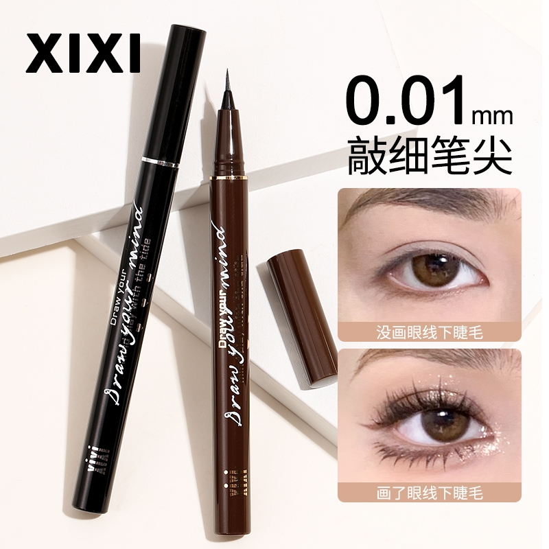 Xixi ดินสออายไลเนอร์ เนื้อลิขวิด กันน้ํา ติดทนนาน สําหรับผู้เริ่มต้น D697