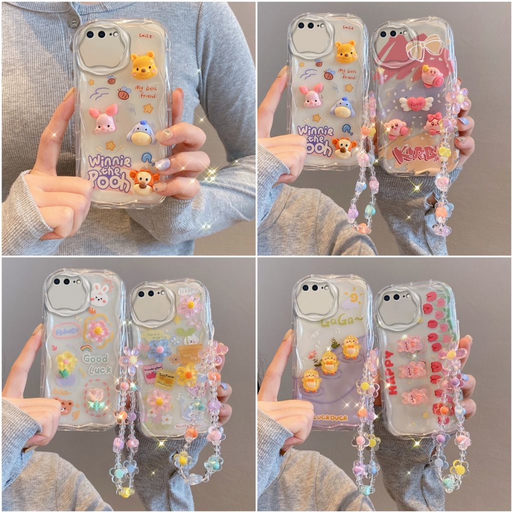 พร้อมส่ง เคสโทรศัพท์มือถือ ซิลิโคนนิ่ม กันกระแทก พร้อมเชือกคล้อง สําหรับ iPhone 7 plus iPhone 8 plus TY2