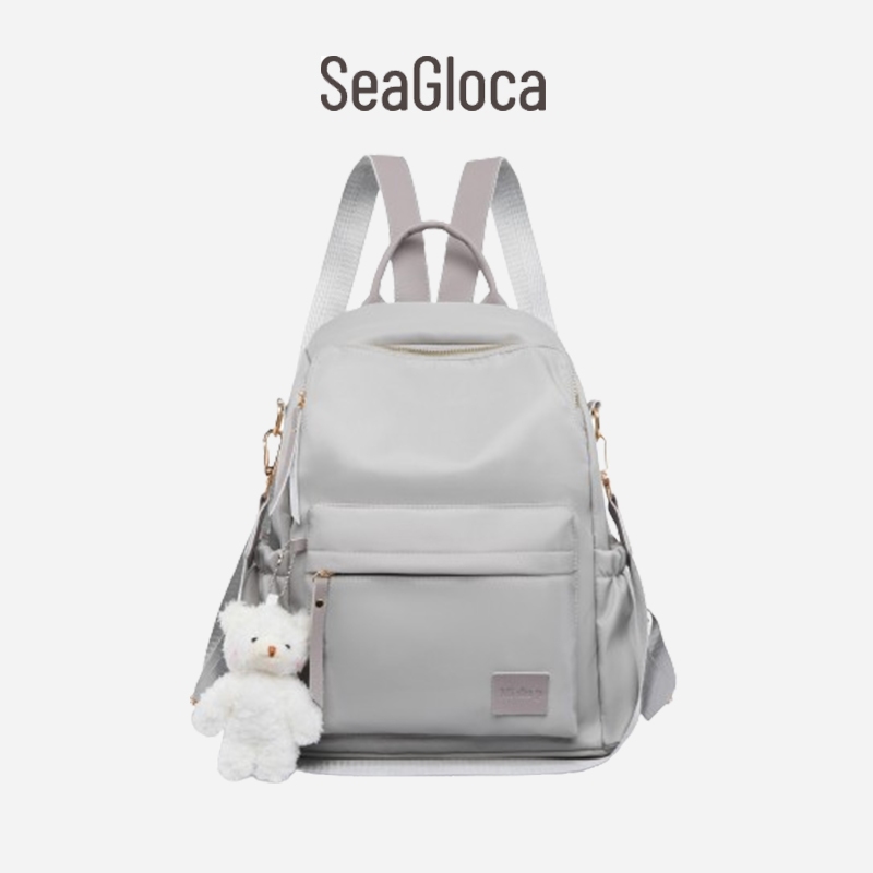 Seagloca กระเป๋าเป้สะพายหลัง ผ้าออกซ์ฟอร์ด ความจุขนาดใหญ่ น้ําหนักเบา แฟชั่นสําหรับผู้หญิง No 1825