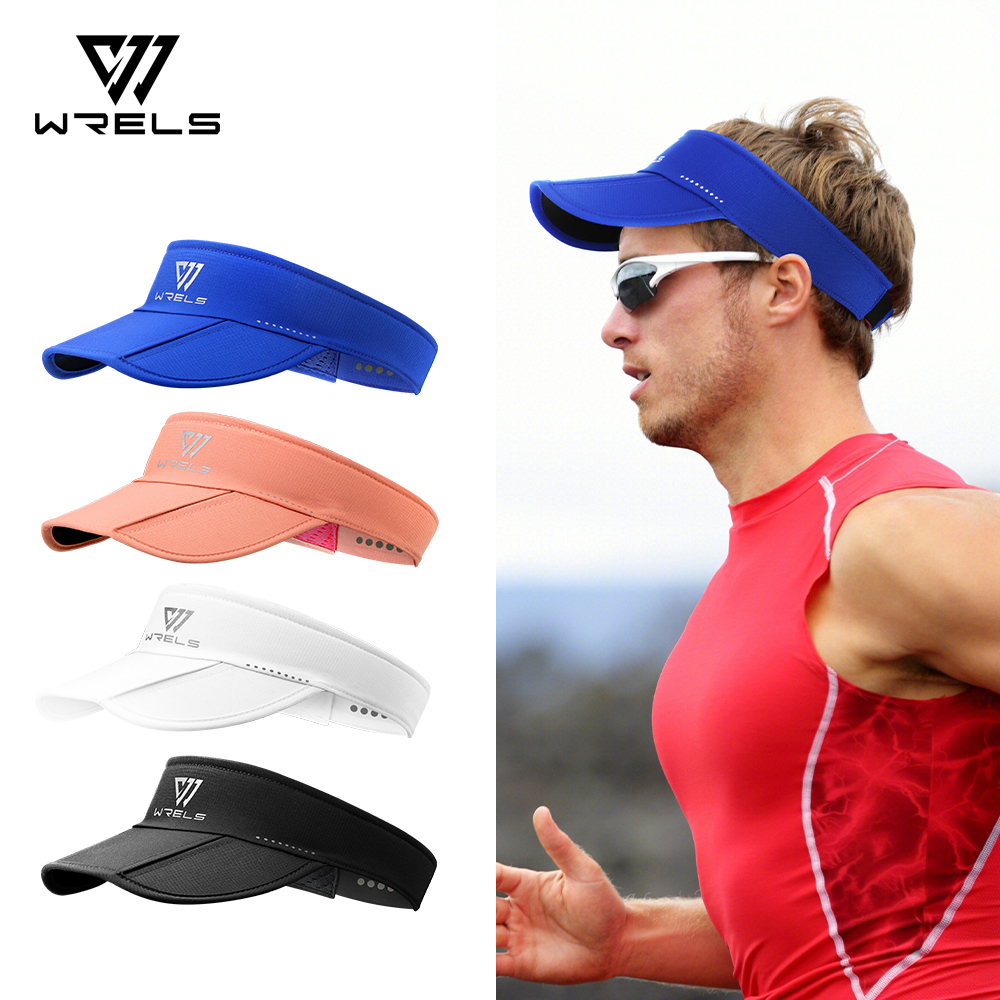 WRELS หมวกเทนนิสกีฬากลางแจ้ง UV Visor หมวกกันแดดวิ่งแห้งเร็ว