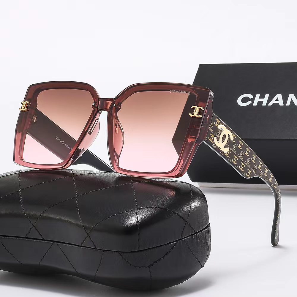 Chanel CHANEL แว่นตากันแดด รูปทรงไม่สม่ําเสมอ สไตล์คู่รัก แฟชั่นสําหรับผู้ชาย และผู้หญิง