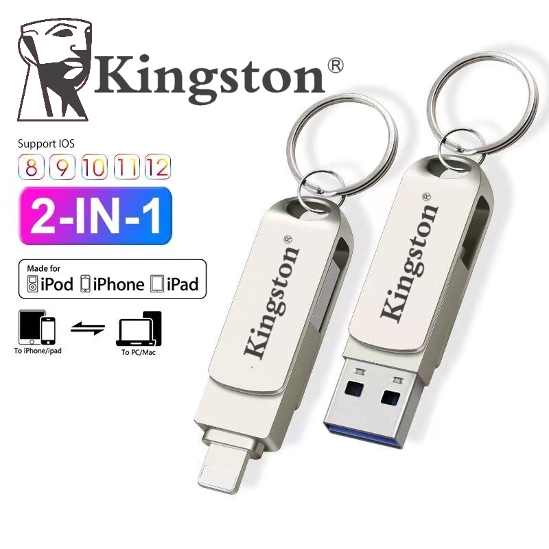 Kingston USB drive,ไดรฟ์แฟลชความเร็วสูง3.0,ความเข้ากันได้กับโทรศัพท์แอ็ปเปิ้ล/คอมพิวเตอร์/typec,USB-c,ไดรฟ์โลหะขนาดเล็กขนาดเล็ก,หน่วยความจําสํารองภาพถ่าย