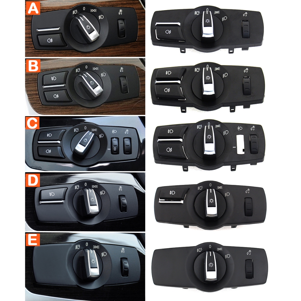 สวิตช์ไฟหน้ารถยนต์ สําหรับ BMW 5 6 7 Series X3 X4 F10 F11 F07 F06 F01 F25 F26 61319192744 61319192746