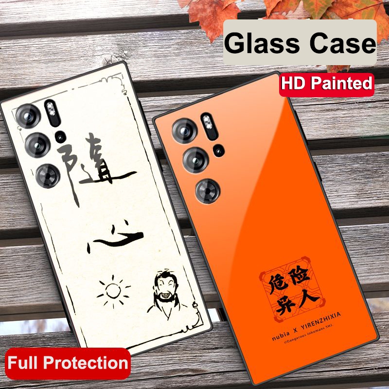 สําหรับ Red Magic 9 Pro + สําหรับ Red Magic 9 Pro Plus ป้องกันแก้วเคสโทรศัพท์สําหรับ Nubia Red Magic