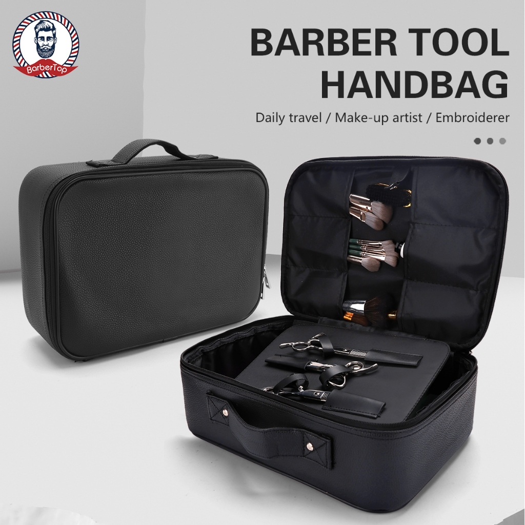 จุดผมด ่ วน #hairdressing กระเป ๋ าเครื ่ องมือร ้ านตัดผมมัลติฟังก ์ ชั ่ นกระเป ๋ ากรรไกรกระเป ๋ าเก ็ บตัดผมซิปแบบพกพากระเป ๋ าปัตตาเลี ่ ยนผมกระเป ๋ าเก ็ บเครื ่ องเป ่ าผมช ่ างทําผมแบบพกพา