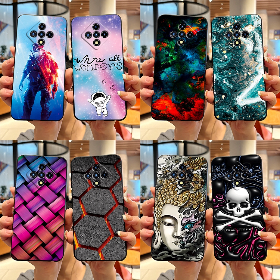 เคสโทรศัพท์มือถือ ซิลิโคนนิ่ม ผิวด้าน กันกระแทก ลายหินอ่อน สีดํา สําหรับ Infinix Zero 8 8i Zero8 8 i X687 X687B
