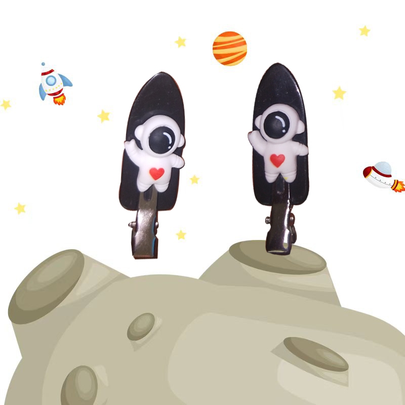 F) กิ๊บของขวัญเล็กๆ น้อยๆ ของสาวสวย กิ๊บนักบินอวกาศ กิ๊บติดผมสาวสวย - รูปที่ 3