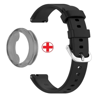 เคส + สายนาฬิกาข้อมือ TPU Case Compatible For garmin lily 2 เคส แบบนิ่ม สําหรับ สาย 2 Strap and เคส garmin lily 2 Case Sports 2 สาย Watch Strap Garmin Lily2 Strap Accessories