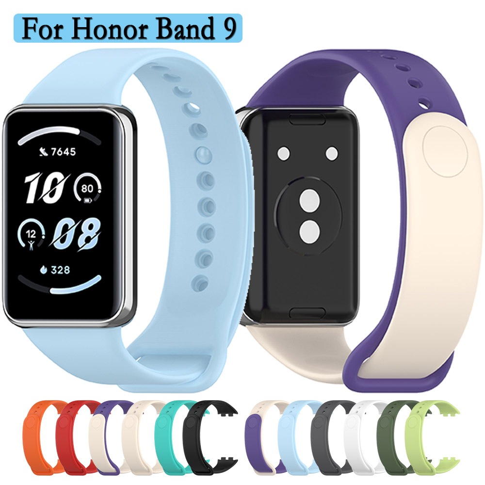 สายนาฬิกาข้อมือซิลิโคน แบบนิ่ม คุณภาพสูง ทนทาน สําหรับ Honor Band 9
