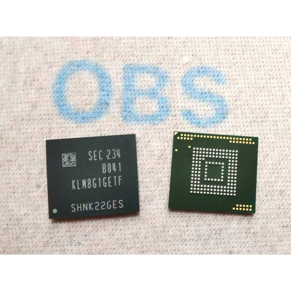 KLM8G1GETF-B041 B041 8G emmc 5.1 BGA153 ชิปหน่วยความจํา Direct Shot