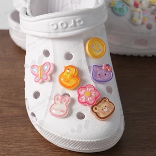 น่ารักรองแตะขาหัวเข็มขัดรองเท้าเสน่ห์,การ์ตูนอะนิเมะปุ่มรองเท้า3ง,รองเท้าแตะอุดตันอุปกรณ์ตกแต่ง