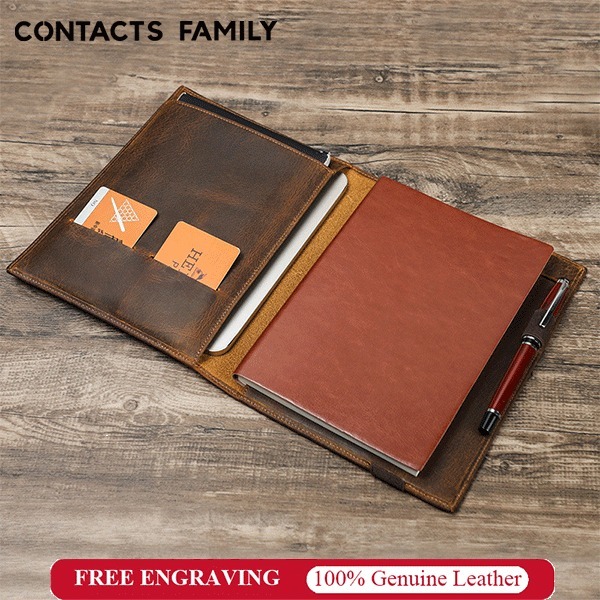 CONTACTS FAMILY เคสหนัง ขนาด A5 B5 พร้อมช่องใส่ปากกา อเนกประสงค์ สําหรับ ipad Mini 7.9 นิ้ว ipad 11 นิ้ว
