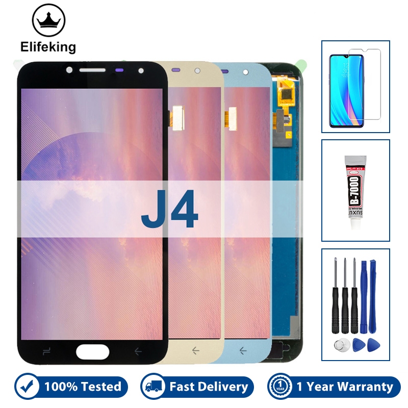 อะไหล่หน้าจอสัมผัส LCD สําหรับ Samsung Galaxy J4 2018 J400 J400F J400G DS