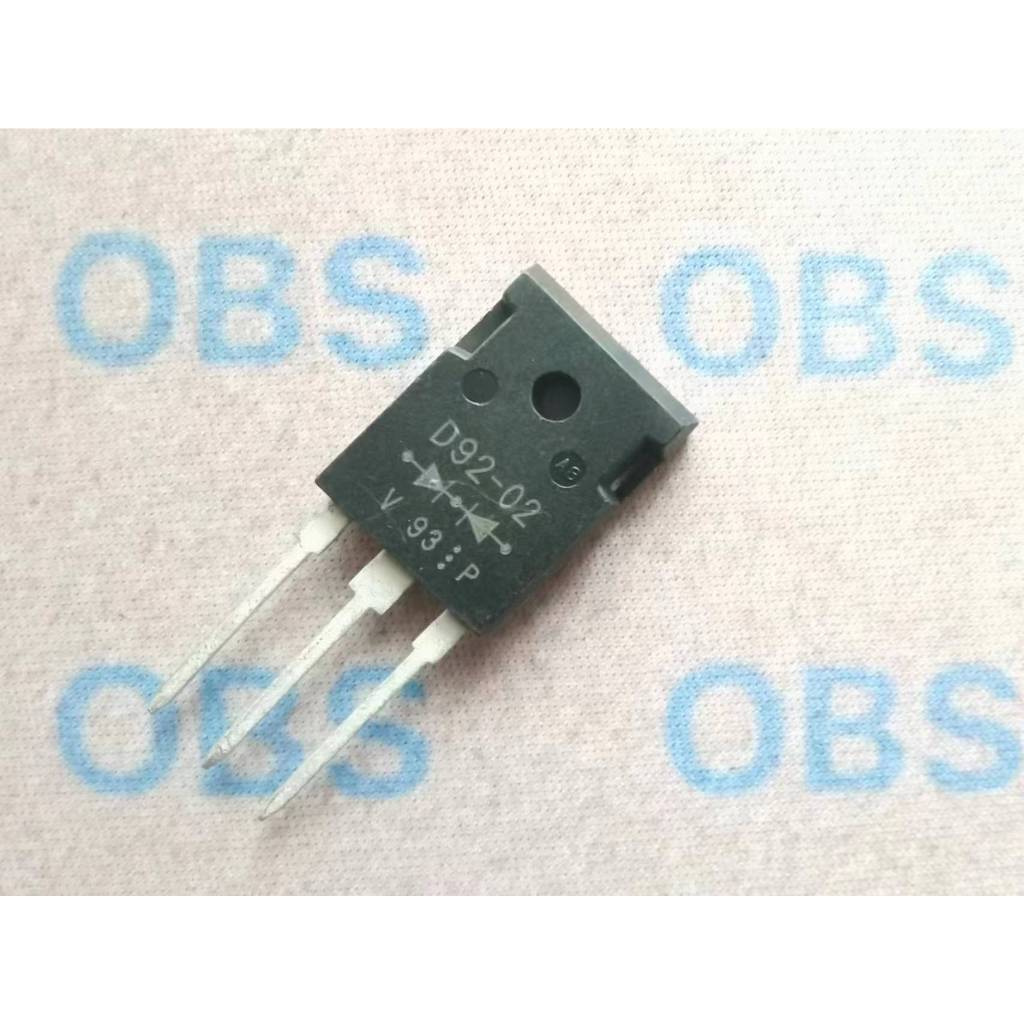 ((5 ชิ้น) D92-02 Quick Recovery Rectifier Tube ESAD92-02 ยี่ห้อใหม่ TO-3P