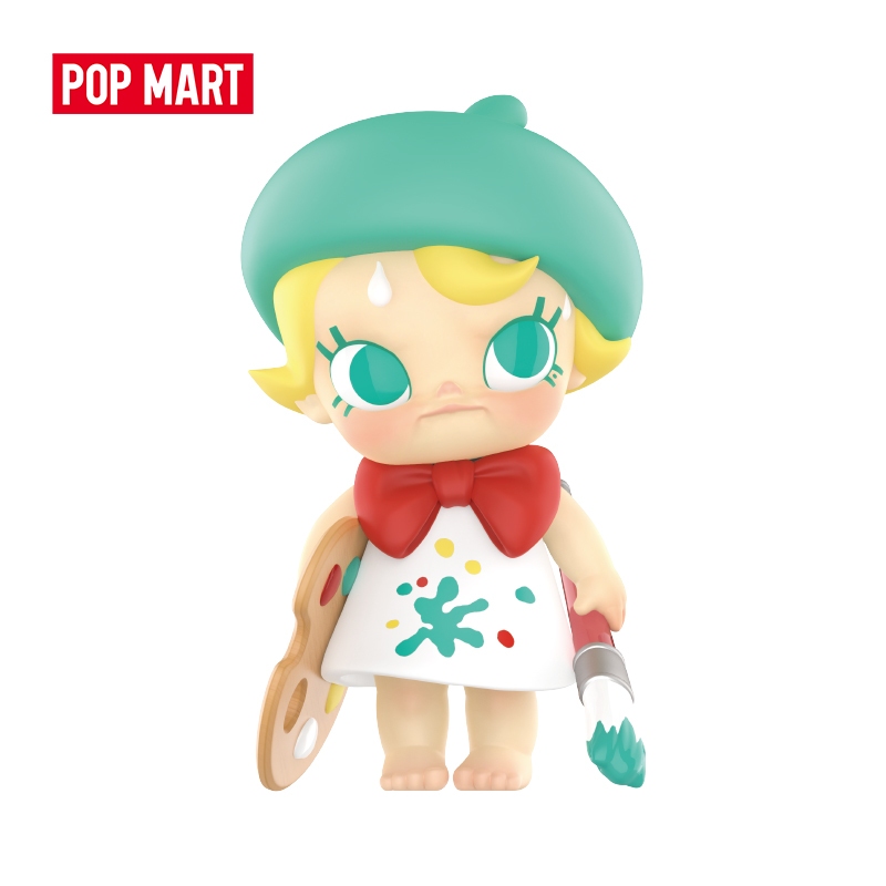 POP MART Baby Molly เมื่อฉันอายุสามขวบ! ของเล่นฟิกเกอร์กล่องปริศนา ของขวัญวันเกิด สําหรับเด็ก