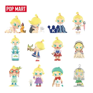 POP MART Baby Molly เมื่อฉันอายุสามขวบ! ของเล่นฟิกเกอร์กล่องปริศนา ของขวัญวันเกิด สําหรับเด็ก