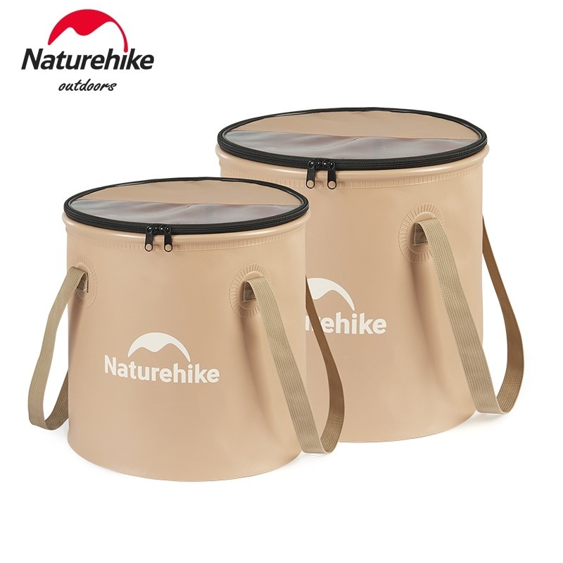 Naturehike ถังเก็บน้ํา ทรงกลม พับได้ ขนาด 10 ลิตร 20 ลิตร สําหรับตั้งแคมป์ ตกปลา ปิกนิก ชายหาด กลางแจ้ง